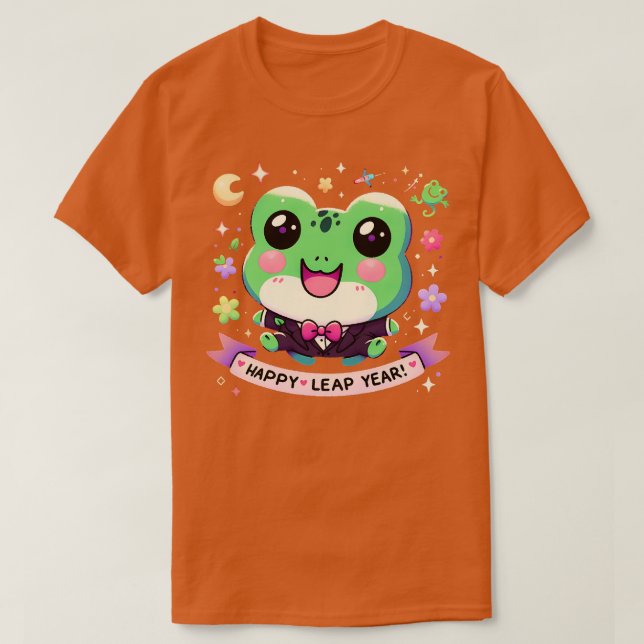 Happy Leap Year Frosch 1 T-Shirt (Design vorne)