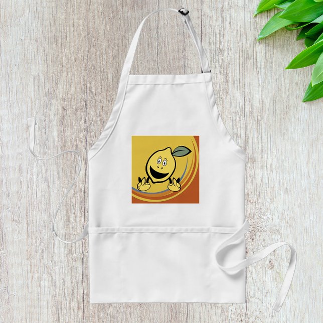 Happy Lemon Face Schürze (Von Creator hochgeladen)