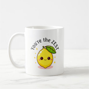Happy Lemon Sie sind die Zest Personalisiert Kaffeetasse