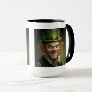 Happy Leprechaun Combo Tasse, 15 oz Tasse