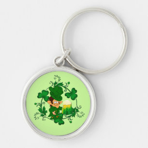 Happy Leprechaun Key Chain Schlüsselanhänger