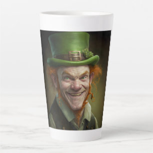 Happy Leprechaun Latte Tasse
