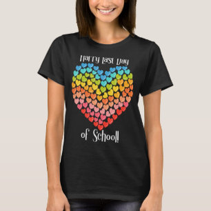 Happy letzten Tag der Lehrerin Schüler Hört gr T-Shirt