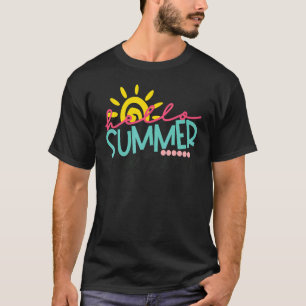 Happy letzten Tag der Lehrerin Student Hallo Sum T-Shirt