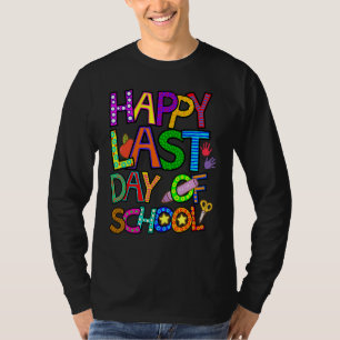 Happy letzten Tag der Lehrerin Student Hallo Sum T-Shirt