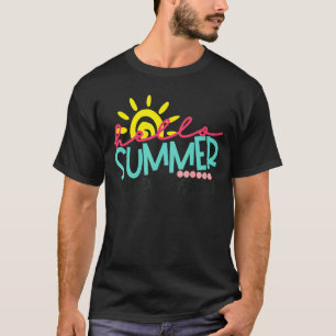 Happy letzten Tag der Lehrerin Student Hallo Sum T-Shirt