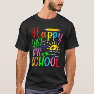 Happy letzten Tag der Schule Hallo Sommer T-Shirt