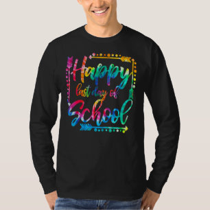 Happy letzten Tag der Schule Kinder Lehrerin Grad T-Shirt