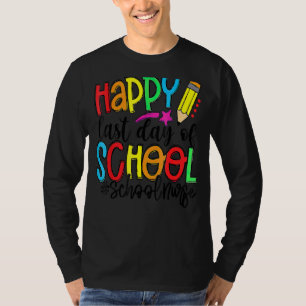 Happy letzten Tag der Schule Sommer Break School K T-Shirt