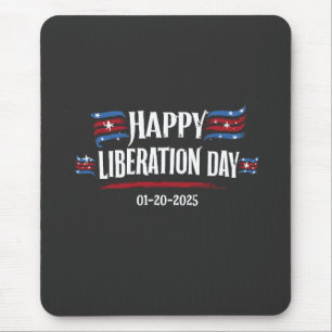 Happy Liberation Day 2025 Trump Amerika Mousepad