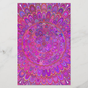 Happy Lila and Pink Mandala Flyer