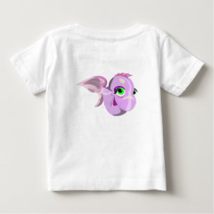 Happy Lila Fish Baby T-shirt