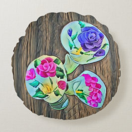 Happy Lilys Rundes Kissen