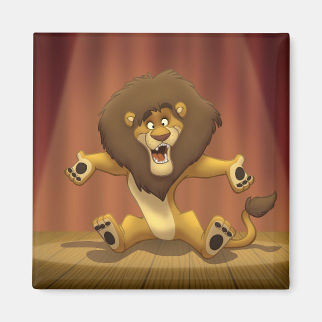 Happy Lion Magnet (Vorne)