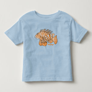 Happy lionfish Cartoon Illustration Kleinkind T-shirt