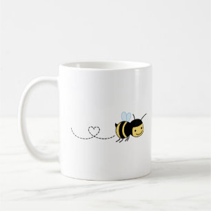 Happy Little Bee Buzzing Kaffeetasse