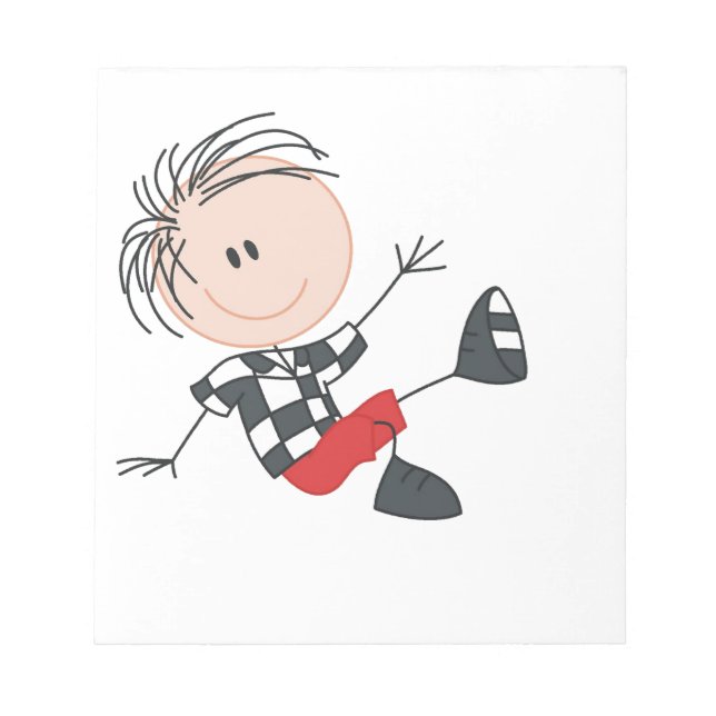 Happy Little Boy Notizblock (Vorderseite)