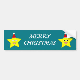 Happy Little Christas Star Custom Autoaufkleber