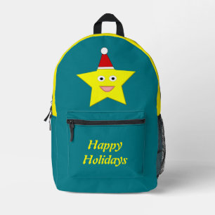 Happy Little Christmas Star Custom Bedruckter Rucksack