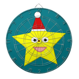 Happy Little Christmas Star Dart Board Dartscheibe