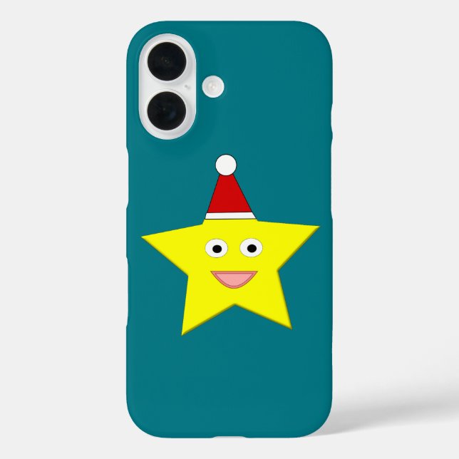 Happy Little Christmas Star iPhone Case (Rückseite)
