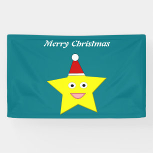 Happy Little Christmas Star Personalisiertes Banne Banner