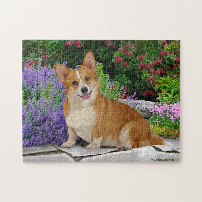 "Happy Little Corgi" Puzzle (Horizontal)