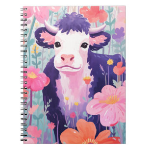 Happy Little Cow Notizblock