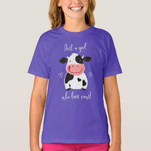 Happy Little Holstein Nur ein Mädchen, das Kühe  T-Shirt