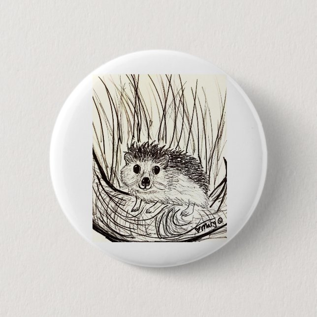 Happy Little Igel Button (Vorderseite)