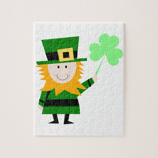 Happy Little Leprechaun Puzzle (Vertikal)