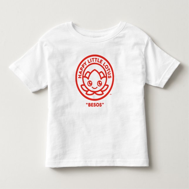 Happy Little Lotus, Besos, Kleinkind T-shirt (Vorderseite)