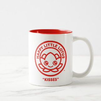 Happy Little Lotus, Kisses, Zweifarbige Tasse