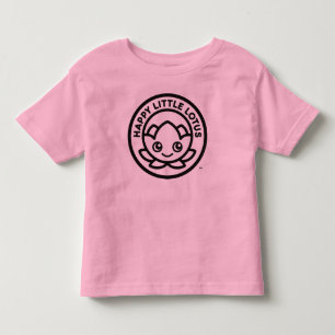 Happy Little Lotus, Klassisches Schwarzes Logo Kleinkind T-shirt