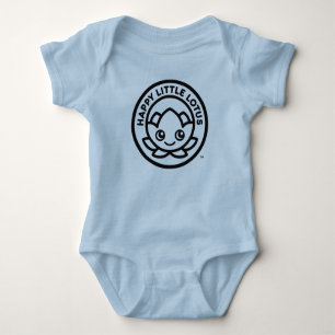 Happy Little Lotus One-Piece, klassisches Logo Baby Strampler