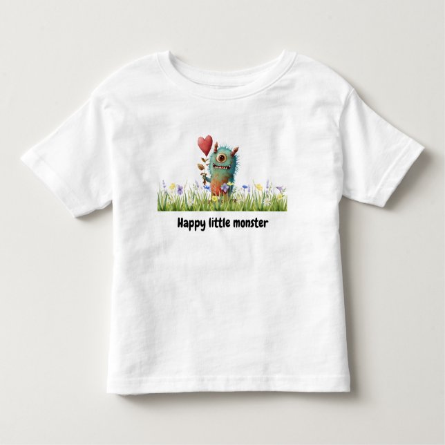 Happy Little Monster T Shirt (Vorderseite)
