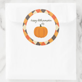 Happy Little Pumpkin Gastgeschenk Stickers