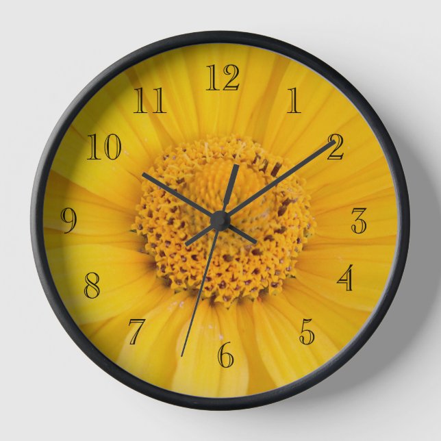 Happy Little Sunflower Uhr (Vorderseite)