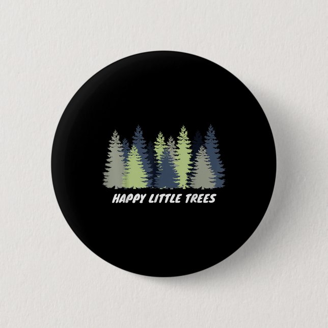Happy Little Tree Earth Day Men Boy Kids Gift Button (Vorderseite)