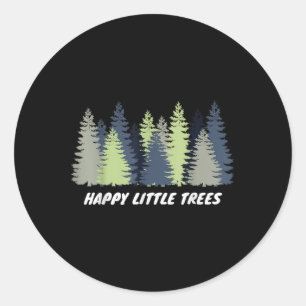 Happy Little Tree Earth Day Men Boy Kids Gift Runder Aufkleber