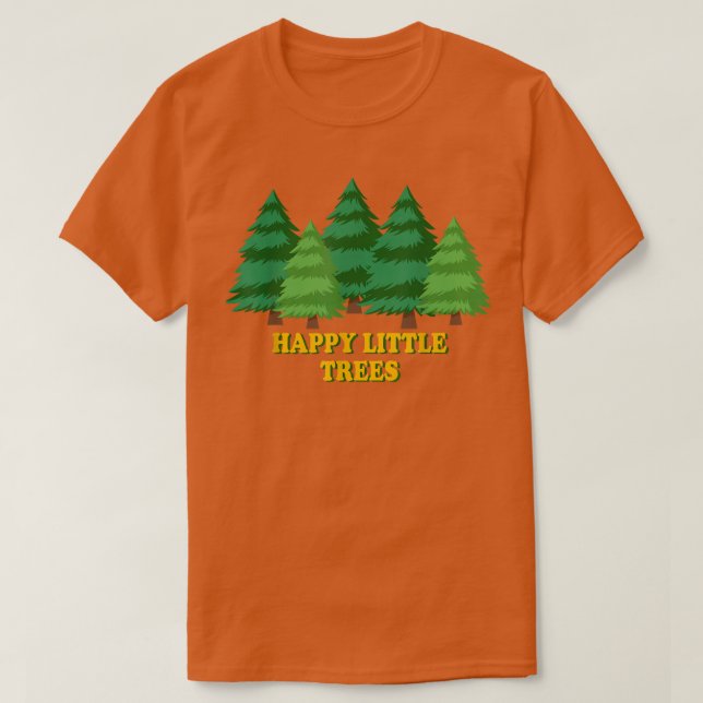 Happy Little Tree Painters Picture Arts Kostüm Ho T-Shirt (Design vorne)