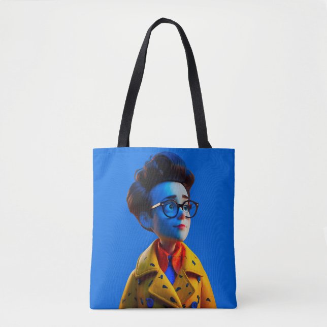 Happy Little Typ Tote Bag (Vorderseite)