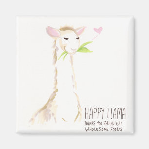 Happy Llama Yummy! Magnet