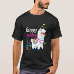 Happy Llamakkah Llama Candles Alpaca Menorah Jewis T-Shirt<br><div class="desc">Happy Llamakkah Llama Candles Alpaca Menorah Jüdisch 2021.</div>