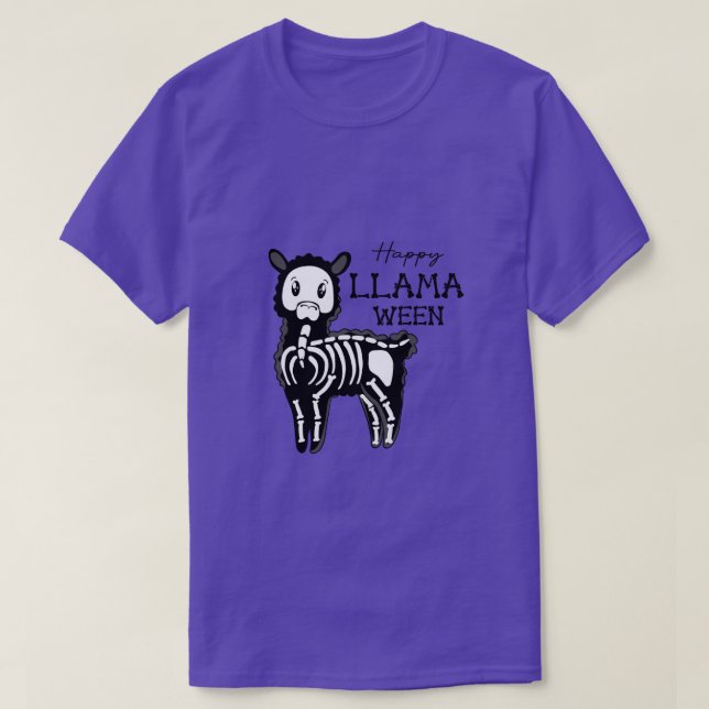 Happy Llamaween T-Shirt (Design vorne)