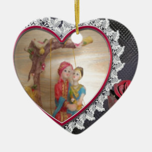 Happy Lovers Day Keramikornament