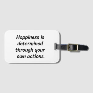 Happy Luggage Tag Gepäckanhänger
