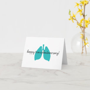 Happy Lungs Transplantaversary Script Notecard Karte