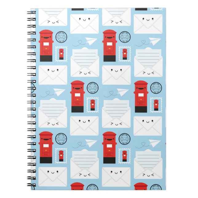 Happy Mail - Kawaii Post Notizblock (Vorderseite)