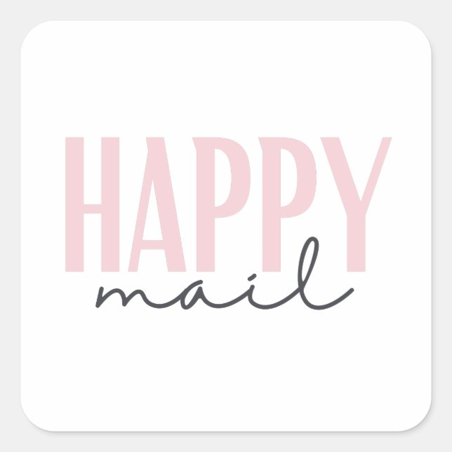 Happy Mail Stickers (Vorderseite)